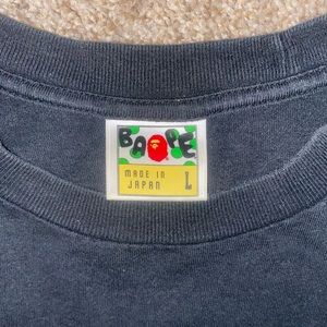BAPE size large men shirt
